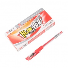 晨光（M&G） 晨光中性笔 Q7 晨光（M&G）Q7办公子弹头中性笔签字笔水笔0.5mm12支装 红色